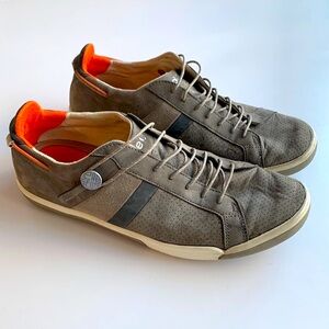 Plae Mulberry Gray Suede Sneakers M 9.5 or W 11